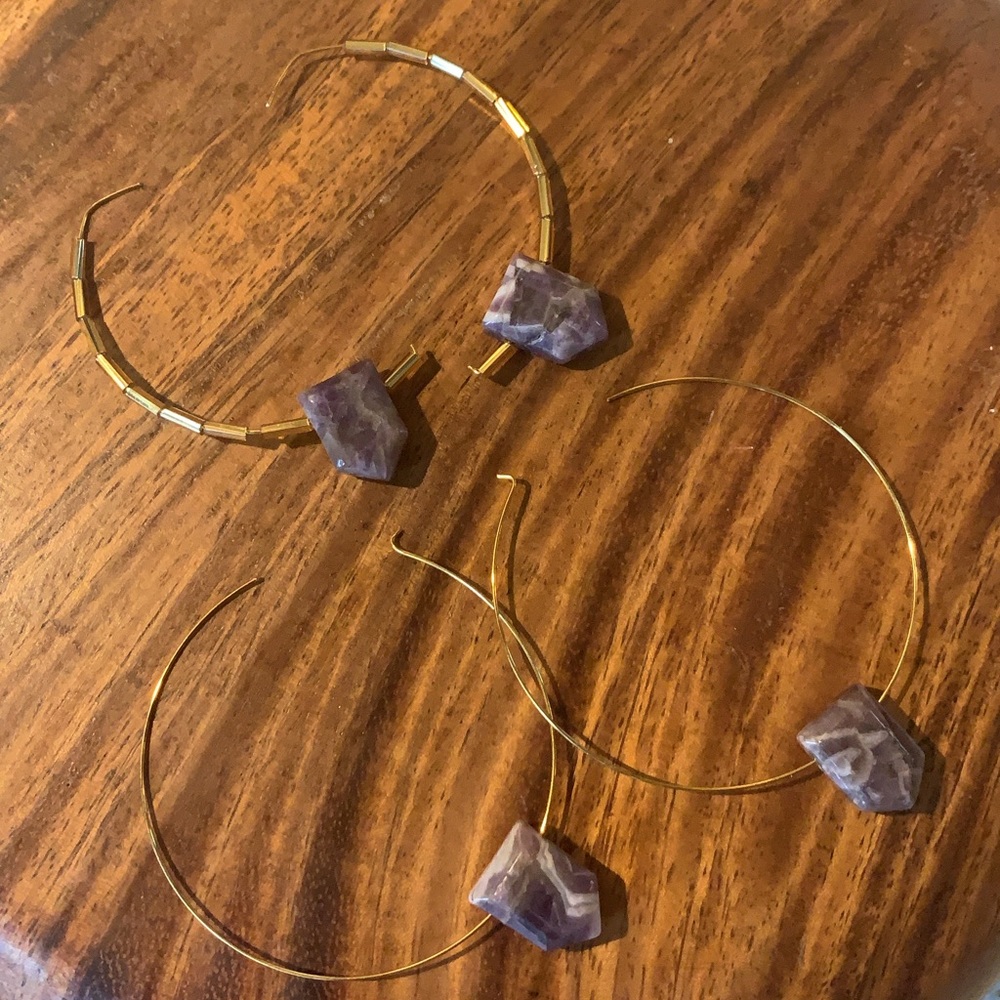 Amethyst earrings from Follow West Jewelry